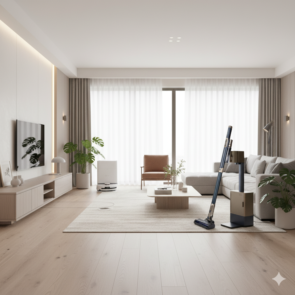 에코백스 디봇 X2 PRO 로봇청소기와 에어보스 STT25 무선청소기를 TTM 단독특가로 선보이며, 2025년 추석 전 대청소 수요를 겨냥한 한정수량 할인 이벤트를 진행 중입니다. feat. TTM 리퍼몰