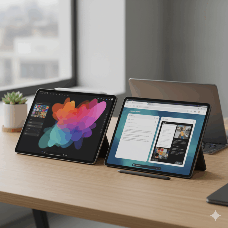 아이패드 vs 갤럭시탭 공부용 비교 결과, 아이패드는 필기 앱 최적화·생태계 연동이 강점이고, 갤럭시탭은 가성비·멀티태스킹·호환성에서 우위에 있어 사용 목적에 따라 선택이 달라집니다. TTM 리퍼몰