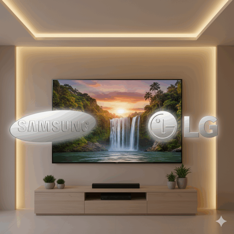 삼성 vs LG TV 비교 결과, 삼성은 밝기·스포츠·다양한 가격대에 강점이 있고, LG는 OLED의 블랙·색 정확도·몰입감에서 우위에 있어 사용 환경에 따라 선택이 달라집니다. feat. TTM 리퍼몰