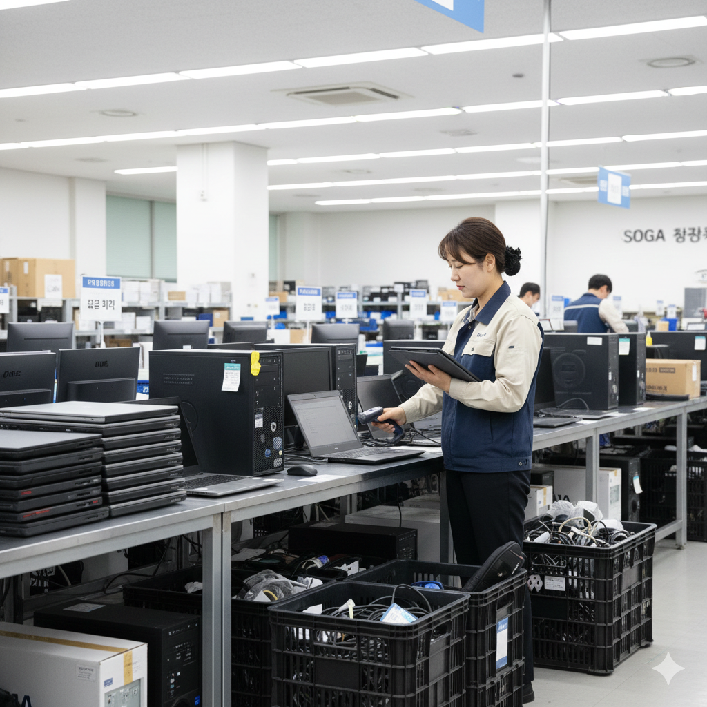 연말은 기업·기관의 자산 정리로 노트북·모니터·데스크탑이 대량 유입되며 리퍼 시장 공급이 가장 풍성해지는 시기입니다.