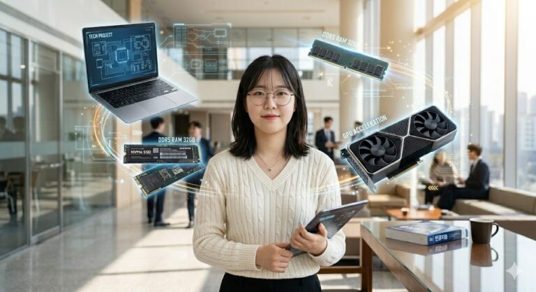 2026년 SSD 256GB 512GB 차이는 여유 공간이 성능과 업데이트 안정성을 좌우해 체감 차이가 크게 나며, 대부분 사용자에게 512GB가 관리 스트레스가 적은 사실상 표준 용량이다.