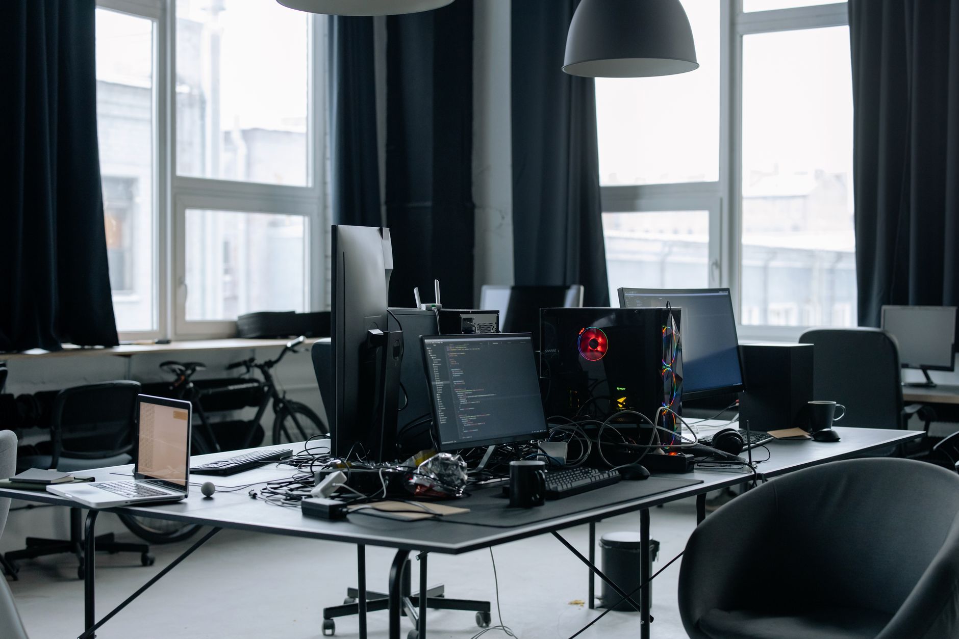 office computer setup