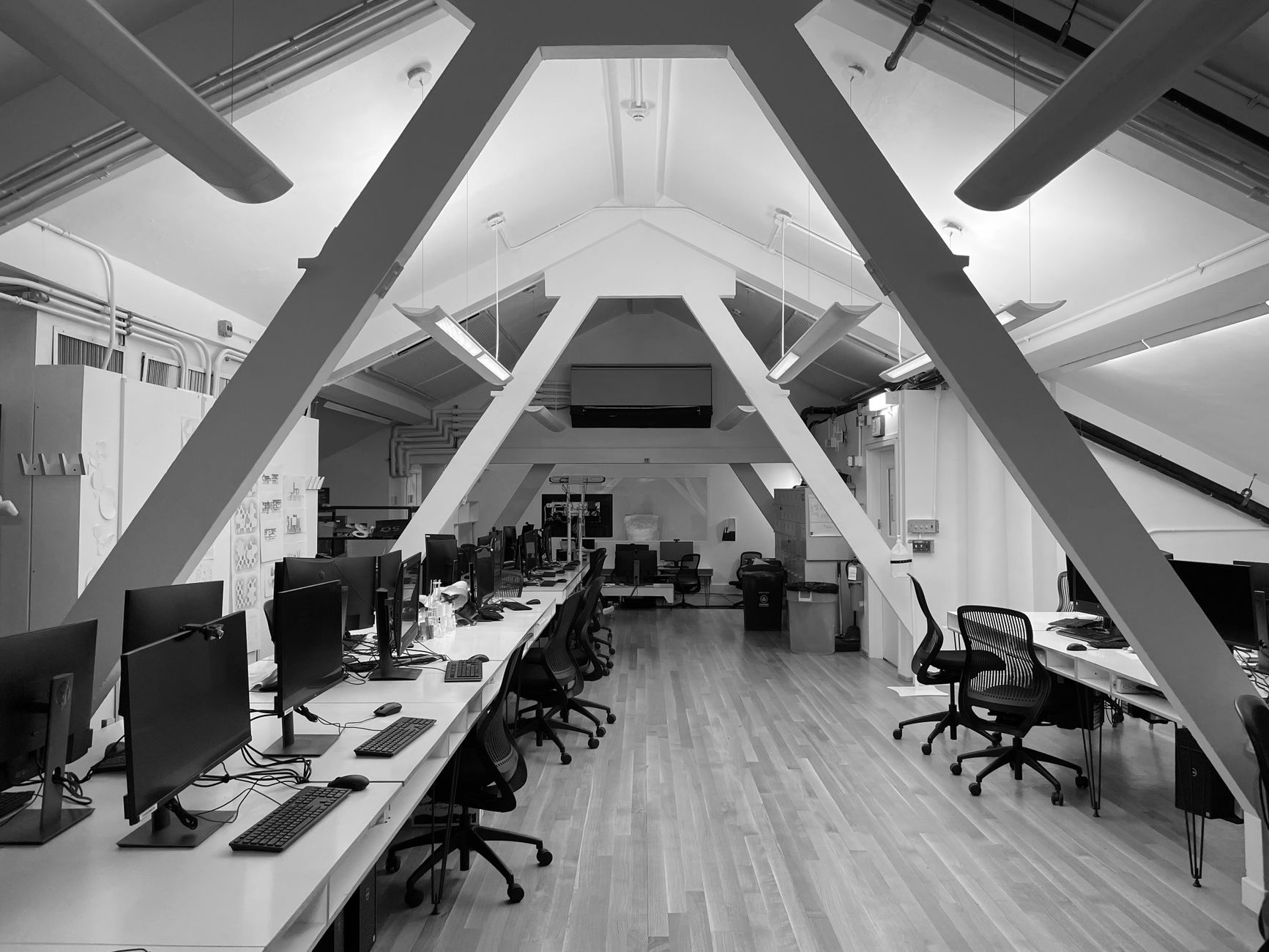 office workstation setup