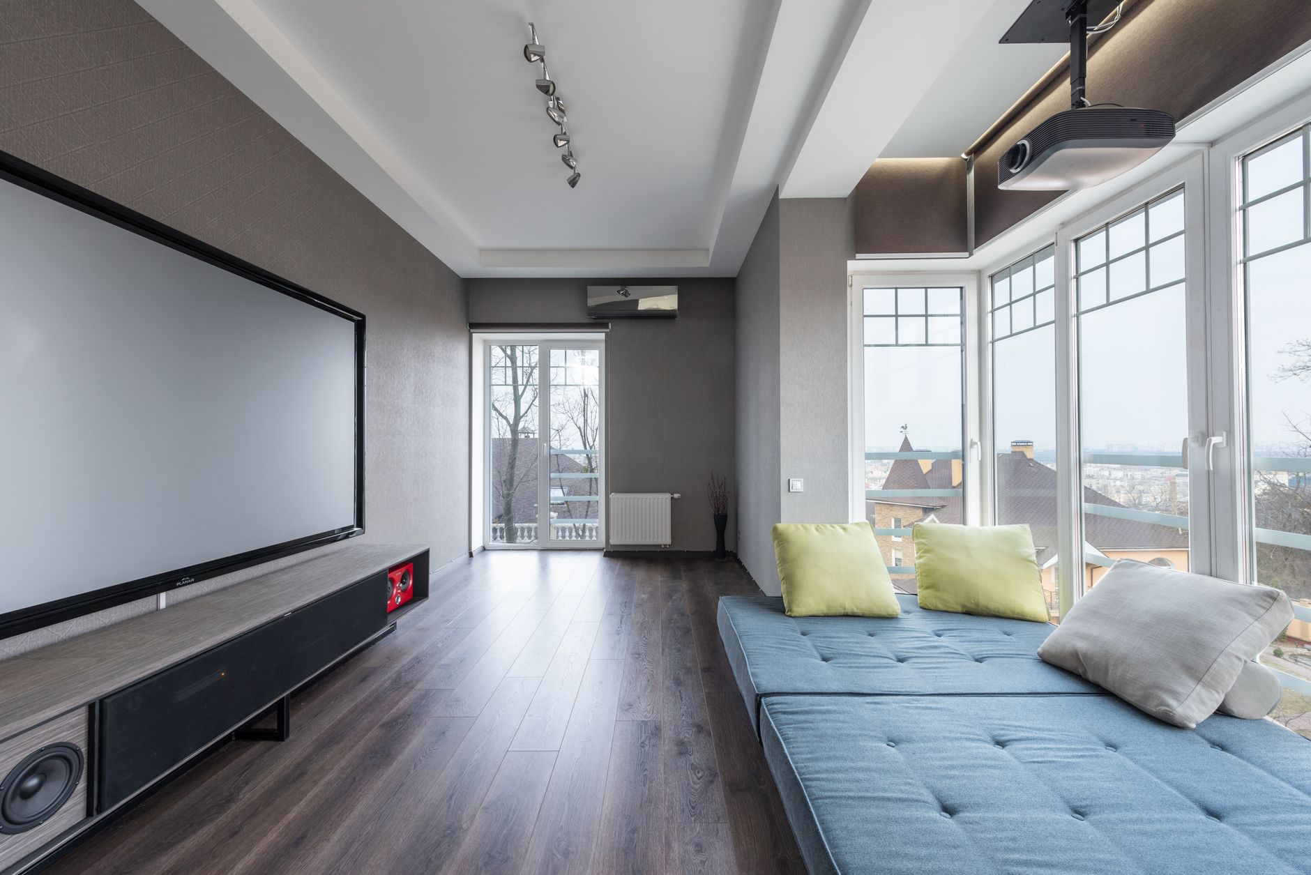 slim bezel large screen television