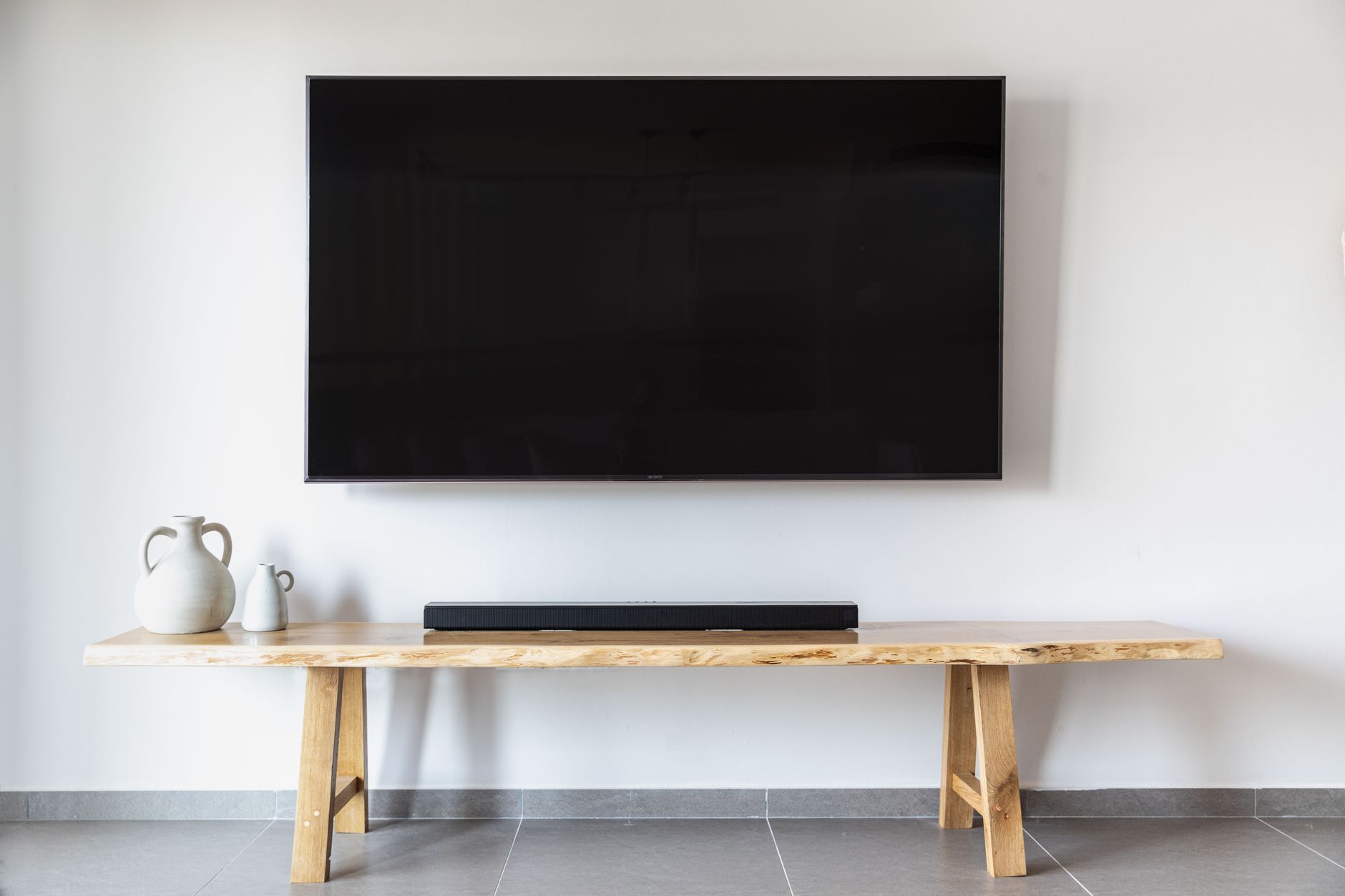 TV wall mount installation