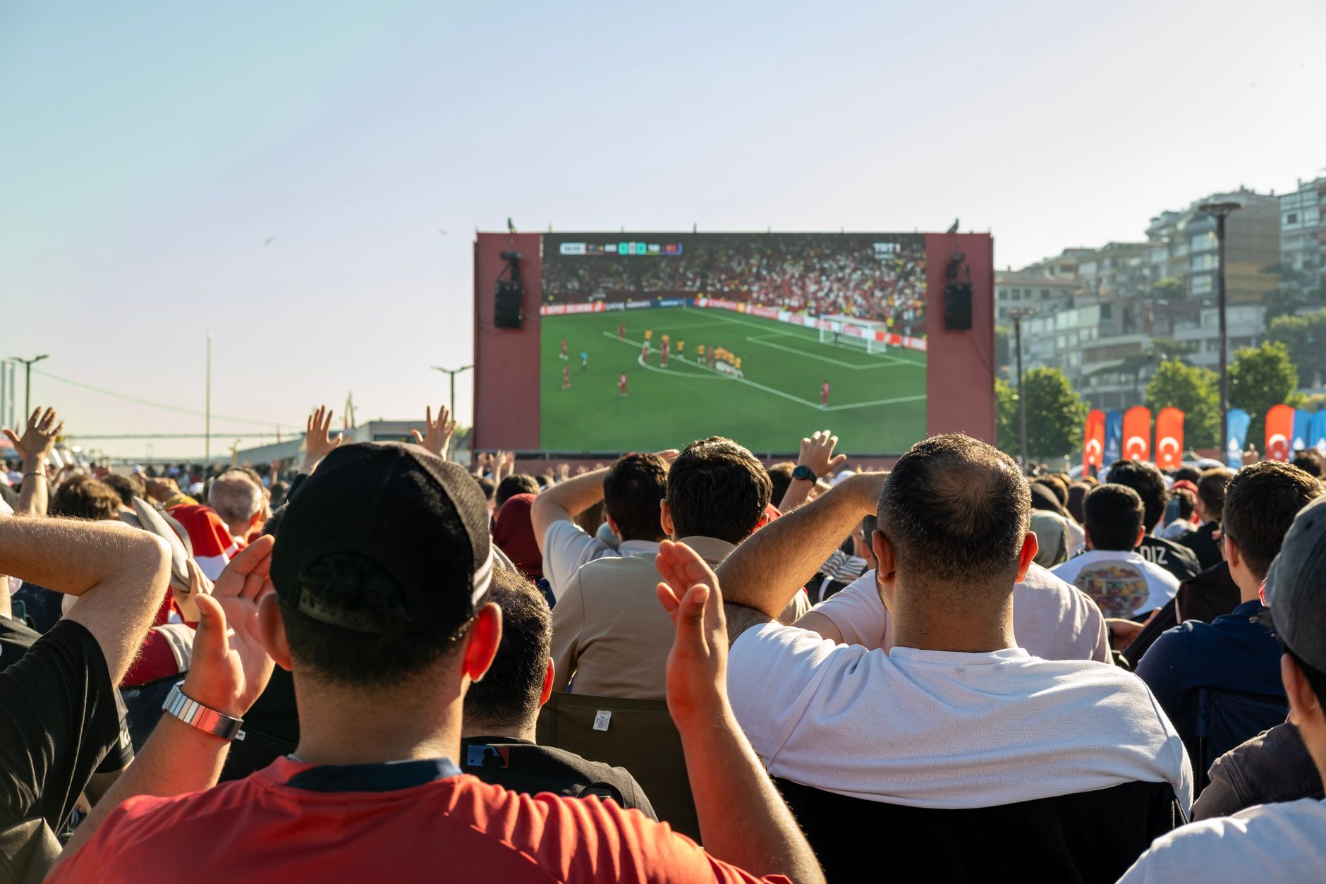 World Cup large screen television